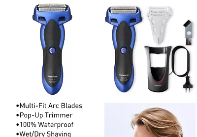 Panasonic Wet & Dry Electric Shaver With Pop Up Trimmer And Stand Mens Razor • $125.99