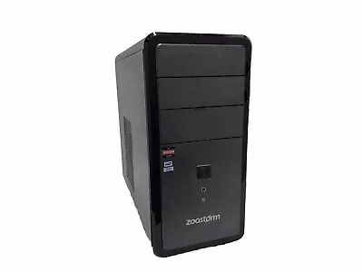 ZooStorm Tower PC AMD A6 3670 @2.7GHz 6GB RAM No HDD Or OS • £55