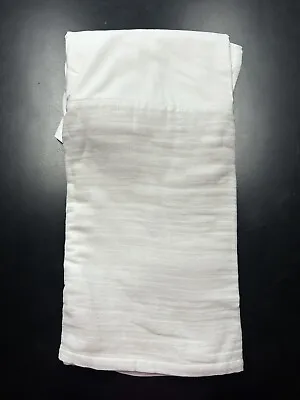 Restoration Hardware Baby & Child Washed Cotton Gauze Crib Skirt White Boy Girl • $40