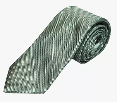 Isaia Napoli Seven Fold Necktie Men's 100% Silk Micro Check Handmade In Italy • $59.77