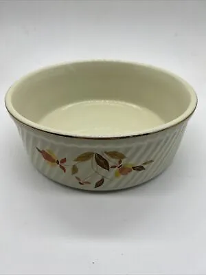 VTG Hall China Jewel Tea Autumn Leaf Mary Dunbar Casserole Baker Serving Bowl • $20