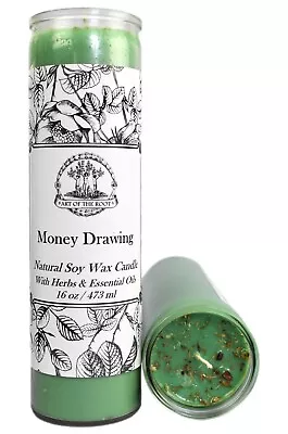 Money Drawing 7 Day Soy Spell Candle Abundance Wealth Cash Wiccan Pagan Hoodoo • $21.50