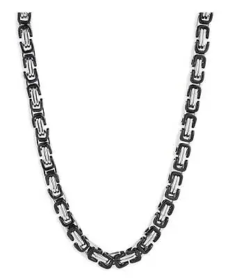 Harley-Davidson Men's 22 In. Two Tone Interlocked Link Chain - Stainless Steel • $174.95