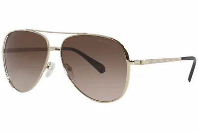 Michael Kors Chelsea-Bright MK1101B 101413 Sunglasses Gold/Smoke Gradient 60mm • $79.95