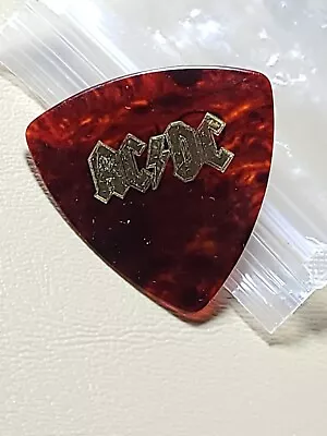 AC/DC Cliff Williams Guitar Pick - Limited Edition Tour Pick Red Tortoise Gold! • $99.99