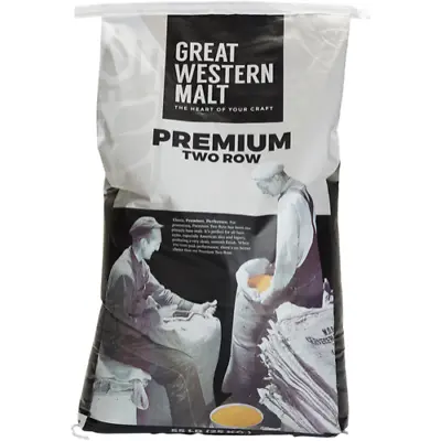 55 Lb - Premium 2-Row Malt - Great Western Malting Un-milled Beer Brewing Grains • $120