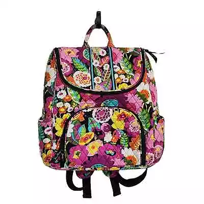 Vera Bradley Va Va Bloom Double Zip Backpack • $42