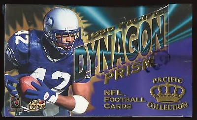 1996 Pacific Dynagon Prism Football Hobby Box- 36 Packs - Factory Sealed • $99.99