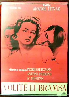 Movie Poster Goodbye Again 1961 Ingrid Bergman Sagan • $62