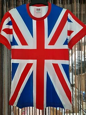 Union Jack Men T-Shirts100%cotton Both Sides Printed Soft Regular Fit. M Size.  • £7.95