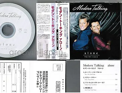 Promo MODERN TALKING Alone The 8th Album JAPAN CD NXCA-00001 W/ OBI Free S&H/PP • $39.99