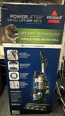 BISSELL PowerLifter Swivel Lift-Off Pet Upright Vacuum Cleaner  2920F Gray New • $140