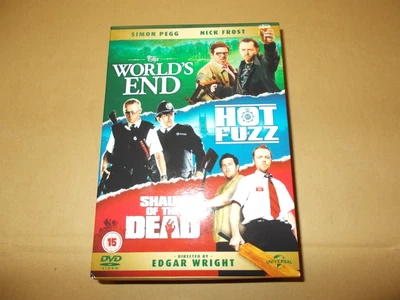 £4 • Buy Shaun Of The Dead/Hot Fuzz/The World's End DVD Set