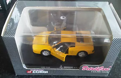 Corgi Detail Cars 1/43 Die Cast Model  ART 144 Ferrari 512 TR Yellow • £12.99