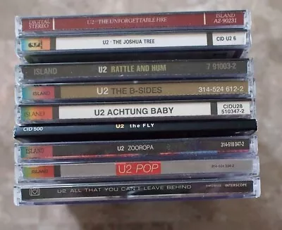 U2 10 CD Collection NM Joshua Tree Zooropa Best Of Achtung Rattle Leave Behind • $19.99