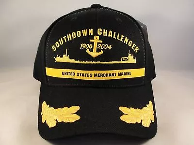 Southdown Challenger Merchant Marine Vintage Adjustable Strap Hat Cap Black • $15.99