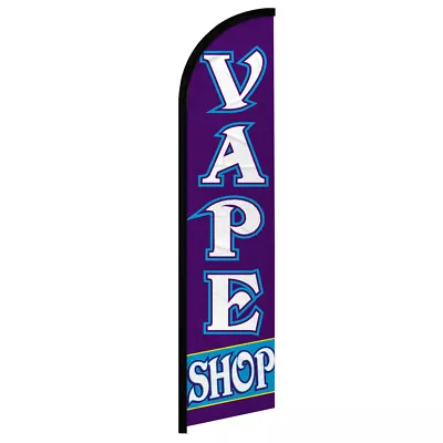 Vape Shop Windless Advertising Swooper Flag Smoke Shop • $18.95