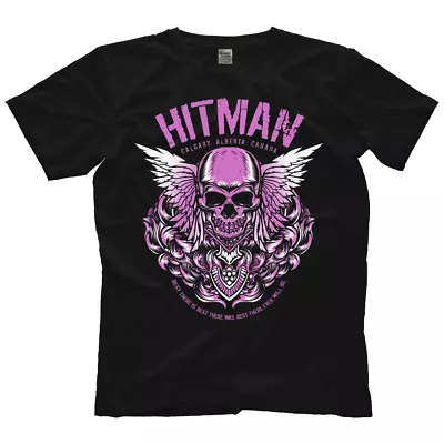 Bret  The Hitman  Hart - Winged Skull T-Shirt • $34.99