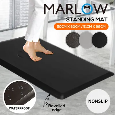 $49.99 • Buy Marlow Anti Fatigue Mat Standing Desk Rug Kitchen Home Office Protectors Foam