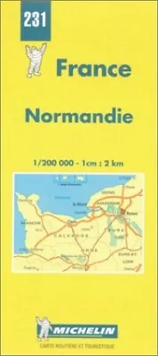 Normandy (Michelin Maps) By Pneu Michelin Sheet Map Folded Book The Fast Free • $9.42