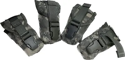 LOT OF 4 - US Military Molle II Army ACU Digital Flash Bang Grenade Pouch • $15.99