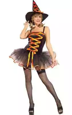 Masquerade Concepts Adult Orange Ballerina Witch Costume • $19.99