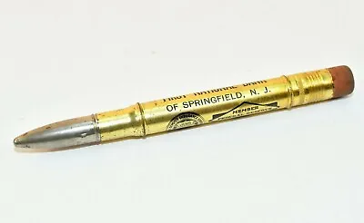 Vintage 1940  Bullet Pencil First National Bank Springfield NJ Advertise  • $6.37
