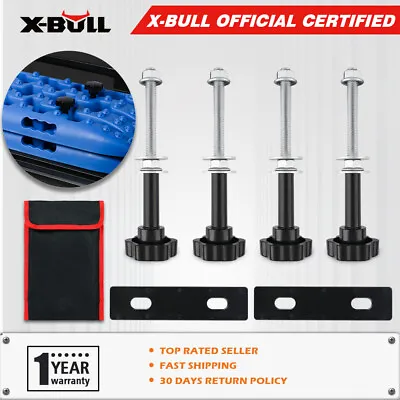 X-BULL Recovery Tracks Mounting Pins Holder Set Fixing Sand Kit 4WD Accessories • $32.90