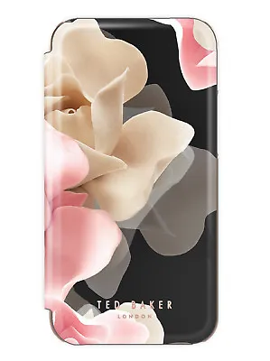 £20 • Buy Ted Baker Porcelain Rose IPhone 12 / 12 Pro Phone Case - Flip Mirror Folio