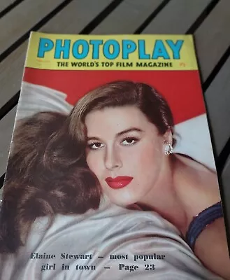 PHOTOPLAY Magazine FEB 1954 -Elaine Stewart/Marilyn Monroe-FREEPOST PH40 • $14.80