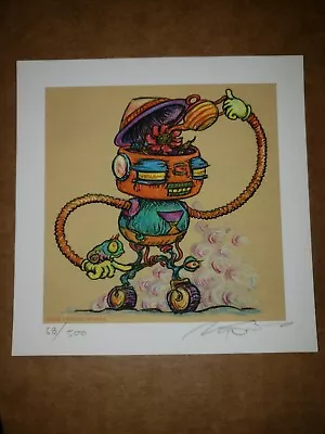 Marq Spusta Video Series Flower Bot Twitch VS05 S/N  Art Print Giclee Robot • $25