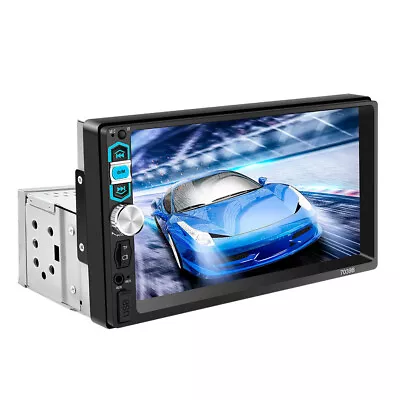 Stereo Car Radio Bluetooth 7in Touch Screen AUX For Wired Carplay＆Android Auto • $69.20