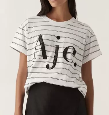 Aje Embellished Logo Tee Size XXS • $70