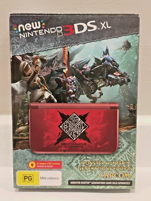 $399 • Buy 'New' Nintendo 3DS XL - Monster Hunter Generations Top Screen IPS 90 DAY WRNTY