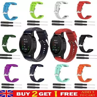 For Garmin Fenix 5X Puls Fenix5 5S Strap Fitness Watch Strap Silicone Watch Band • $9.99