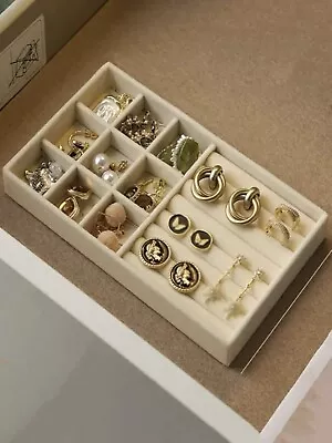 Jewellery Multifunction Display Tray - Ring Earring Necklace Bracelet Organiser • £4.50