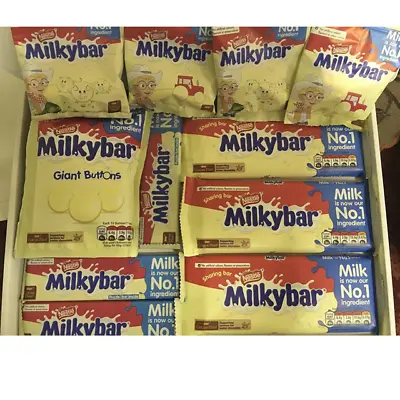 £14.99 • Buy Nestle Milky Bar White Chocolate 11 Bars Personalised Gift Hamper Birthday Box