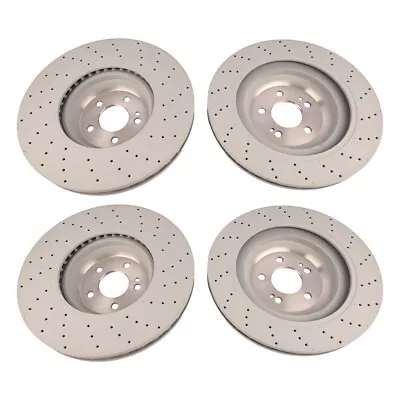 For Mercedes W222 S550 S550e Turbo Set Of Front & Rear Brake Disc Rotors • $432.99