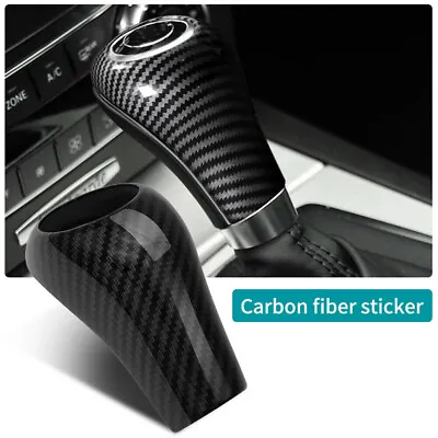 Carbon Fiber Gear Shift Knob Cover For Mercedes-Benz E-Class 2006-2012 • $9.09