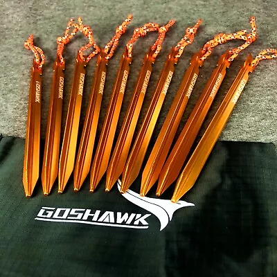 $9.79 • Buy 8Pcs 18cm Aluminum Alloy Tent Peg