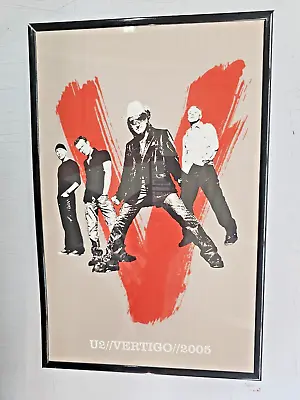 U2 2005 Vertigo Tour Concert Poster 11 X 17 Framed • $21.99