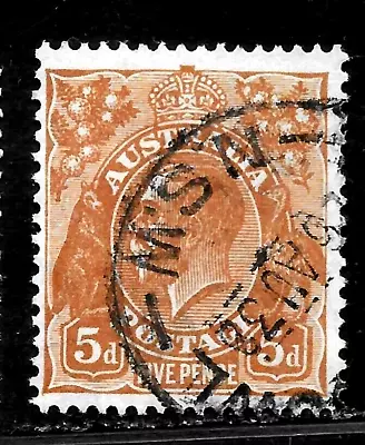 Hick Girl-old Used  Australia Sc#120   King George V    Wmk. 228     X5321 • $0.49