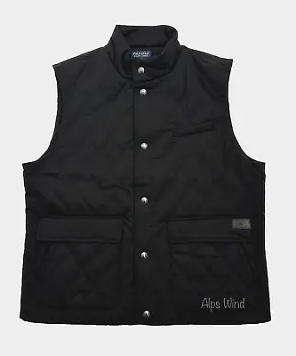 NWT  Polo Ralph Lauren Polo Golf Diamond Quilted  Men's Vest Black SZ-XL • $104.99