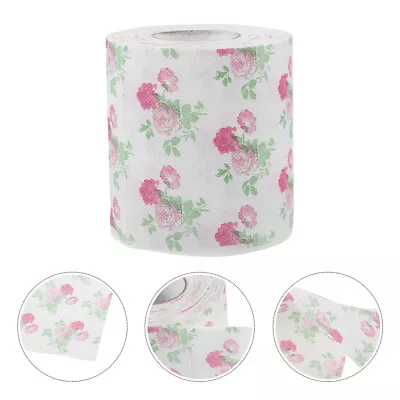  2 Rolls Colored Toilet Paper Printed Table Centerpiece Printing • £10.88