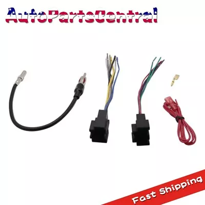 Stereo Wiring Combo Harness&Antenna Adapter For Chevrolet Silverado 2007-13 Usa • $9.99