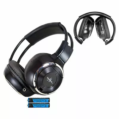 Wireless Folding Infrared DVD Rear Headphones Headset Mopar Van Truck IR-2008B • $12.99