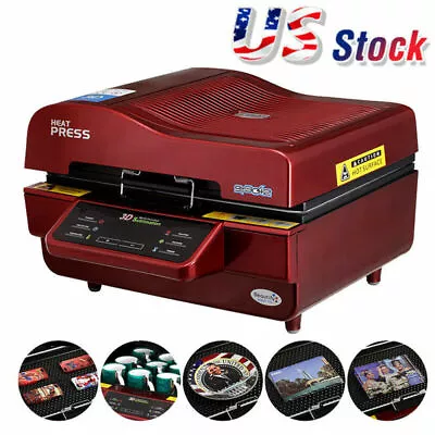 $551.08 • Buy 3D Vacuum ST-3042 Heat Press Machine Sublimation Phone Case Plate Mugs Printing