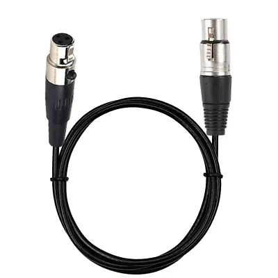 3-Pin Mini XLR Female To XLR Female Lavalier Microphone Cable B98 • $17.49