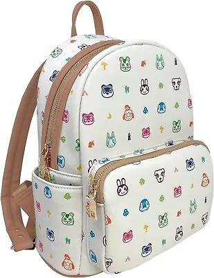 NEW  Controller Gear Nintendo Animal Crossing Faux Leather Mini Backpack • $24.99