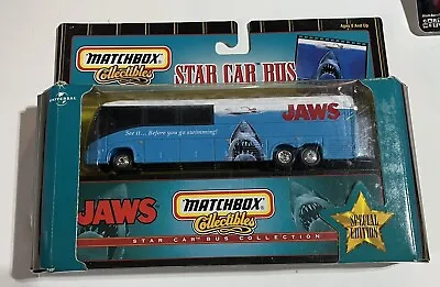 Matchbox Star Car Bus Collection Jaws 1999 Diecast - Factory Sealed • $49.99